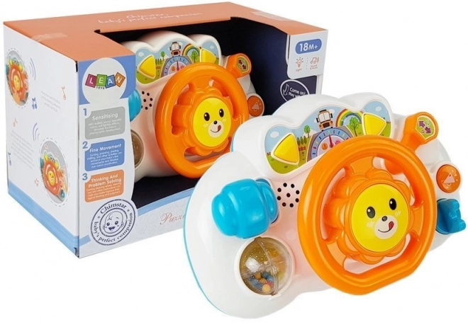 Volant interactif éducatif pour enfants Orange