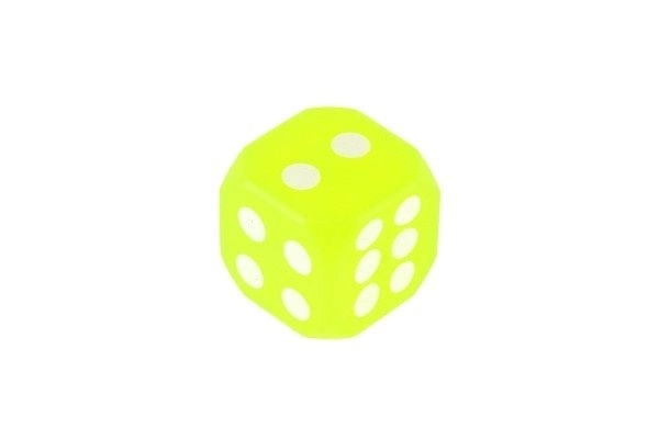Dé en silicone lumineux 3 cm - 1 pièce