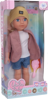 Poupée avec peigne 35 cm