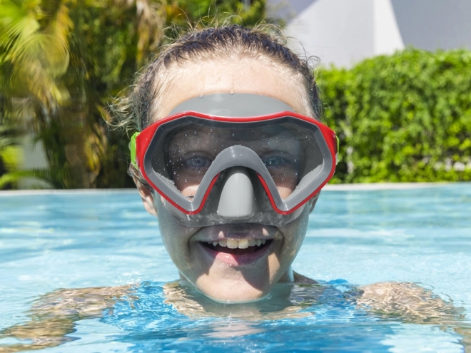 Masque de natation pour enfants Bestway Crusader 7+ – Rouge