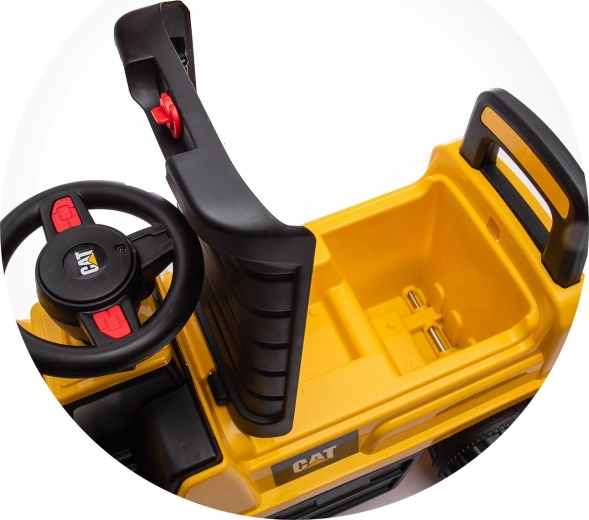 Volant rotatif avec klaxon