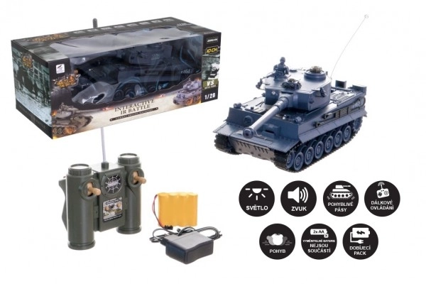 Char RC Tiger I avec son et lumière