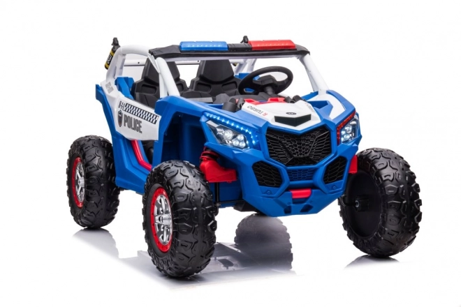 Véhicule de police pour enfants sur batterie 4x4 Buggy XB-2118