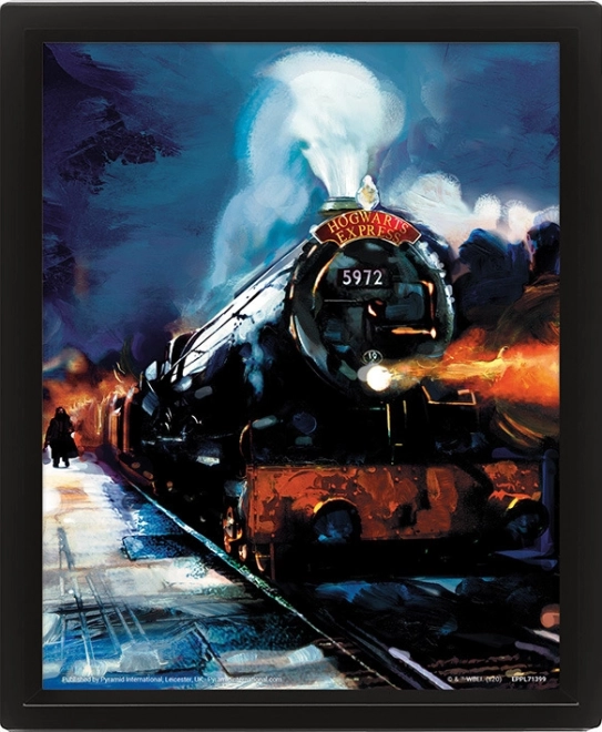 Tableau 3D Harry Potter – Poudlard Express