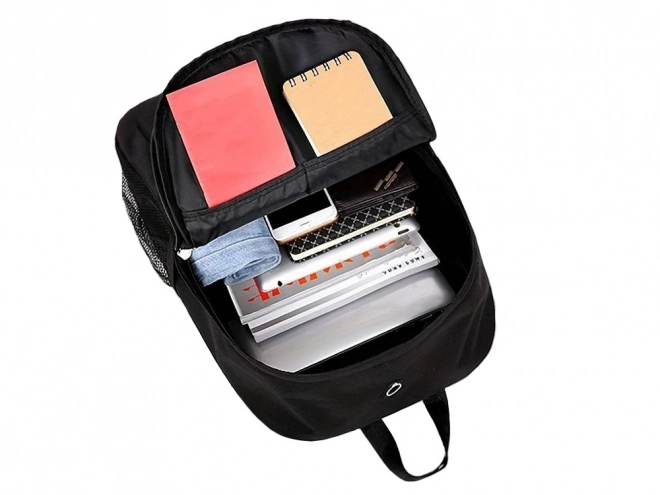 Cartable scolaire avec motif musical et USB