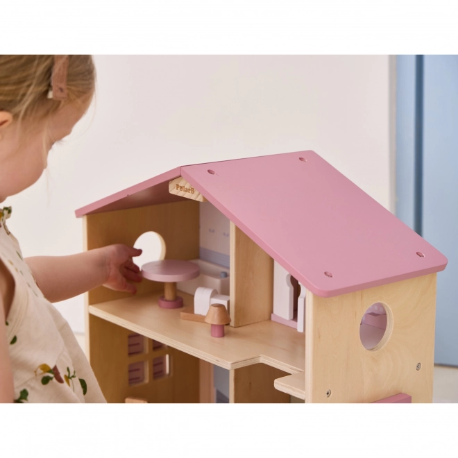 Grande maison de poupées en bois avec accessoires PolarB Viga