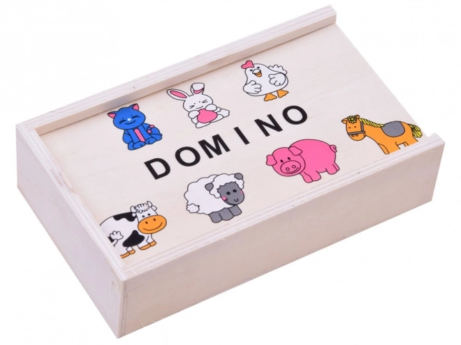 Puzzle Domino animaux colorés