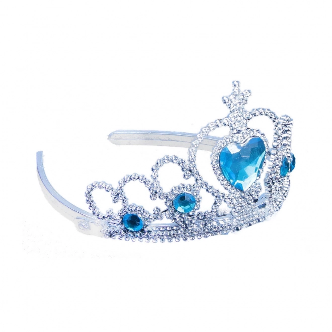 Couronne du royaume hivernal princesse avec pierres
