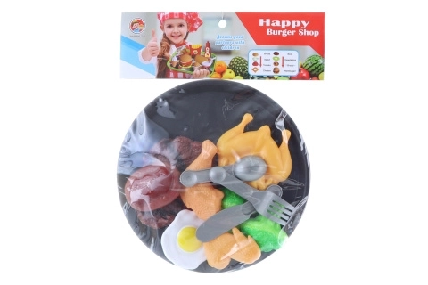 Ensemble de repas avec plateau en plastique pour enfants
