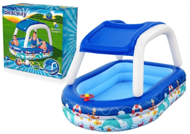Bestway piscine avec toit et volant