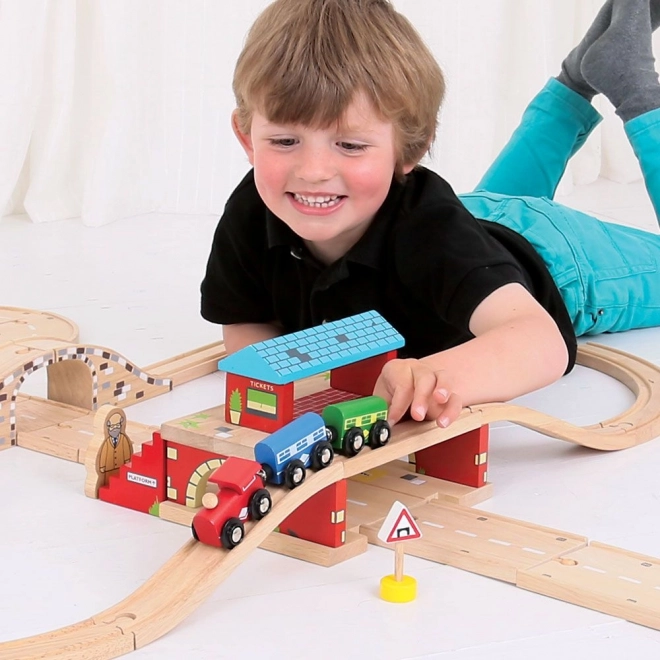 Bigjigs Rail Gare sur la Route