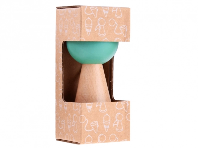 Jeu d'adresse en bois attrape-boules