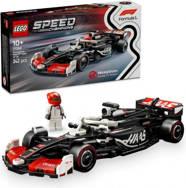 lego speed champions formule 1 moneygram haas vf-24 voiture de course
