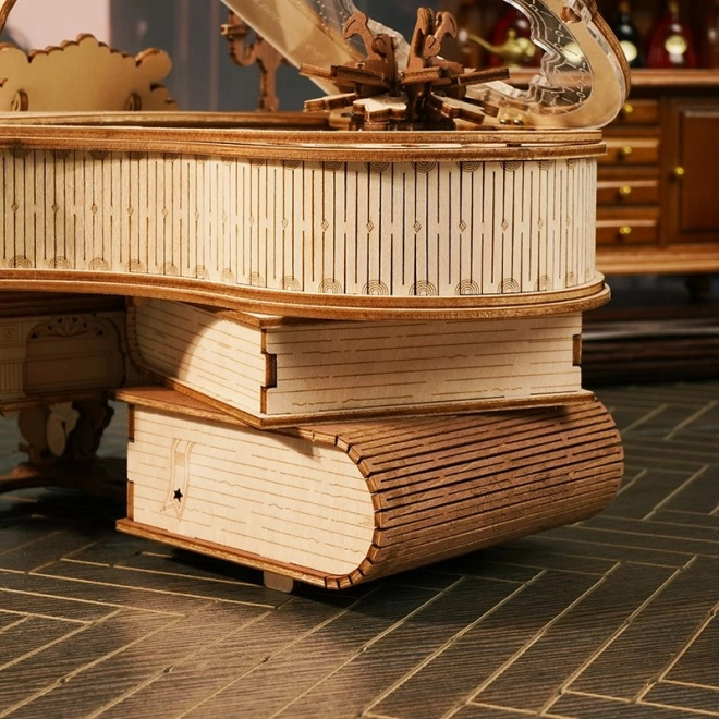 RoboTime 3D Puzzle mécanique en bois Piano Magique (entraînement électrique)