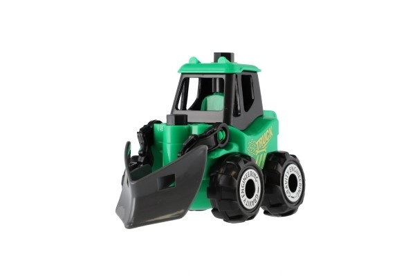 Jeu de construction auto en plastique avec roue libre