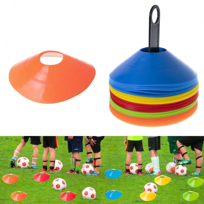 Cônes d'entraînement en filet - 50 pièces