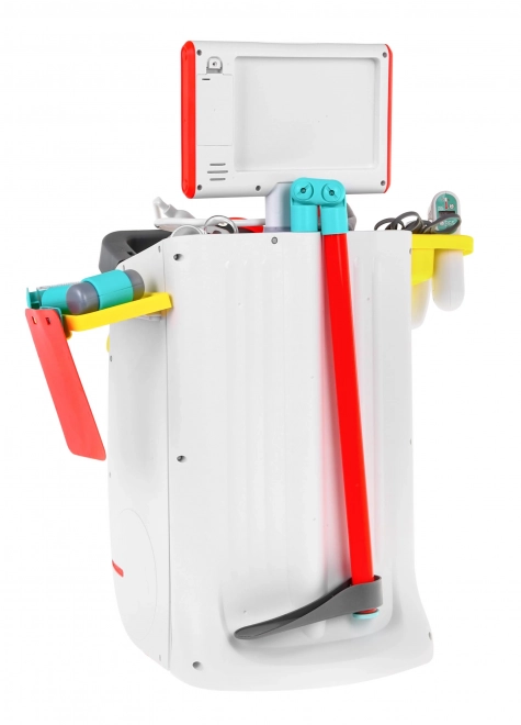 Chariot de docteur + fonctions interactives de radiographie et ECG - 20 pièces