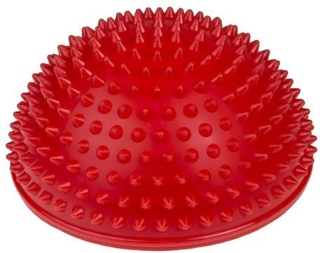 Demi-sphère de massage sensorielle rouge