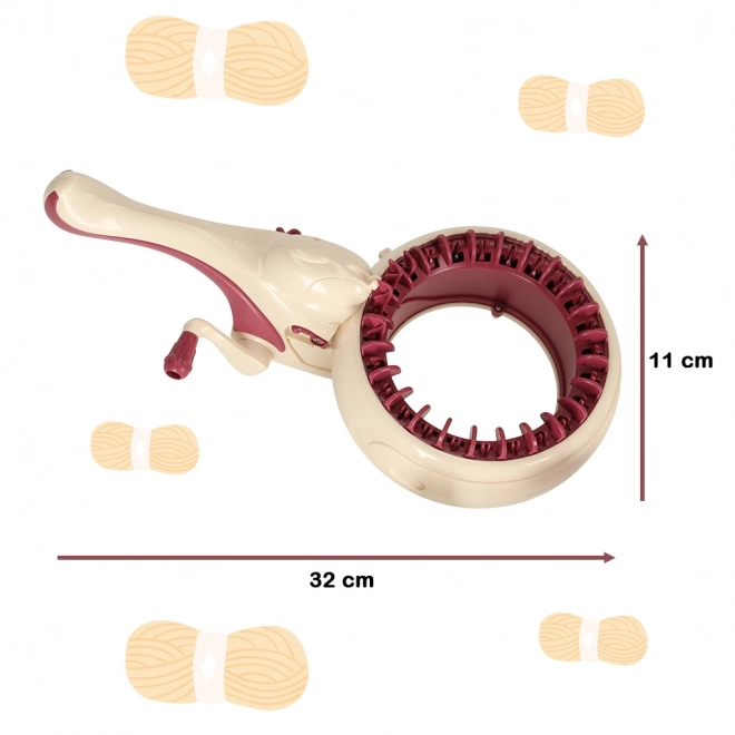 Ensemble de fils à tricoter pour métier à tisser + accessoires