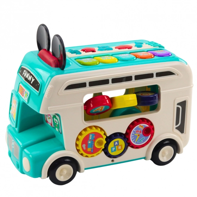 Autobus interactif coloré