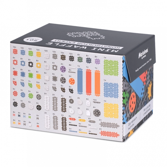 Kit de construction Mini Waffle Expert 501 pièces