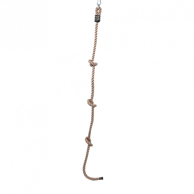 Corde d'escalade avec nœuds