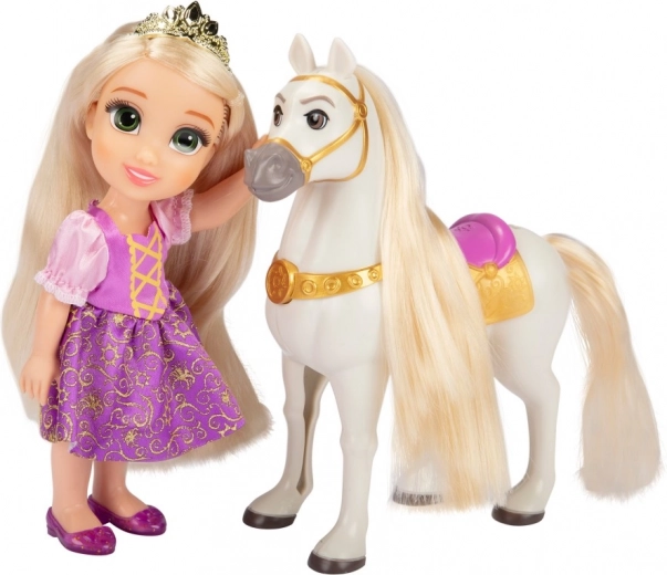 Duo magique : la princesse et son cheval