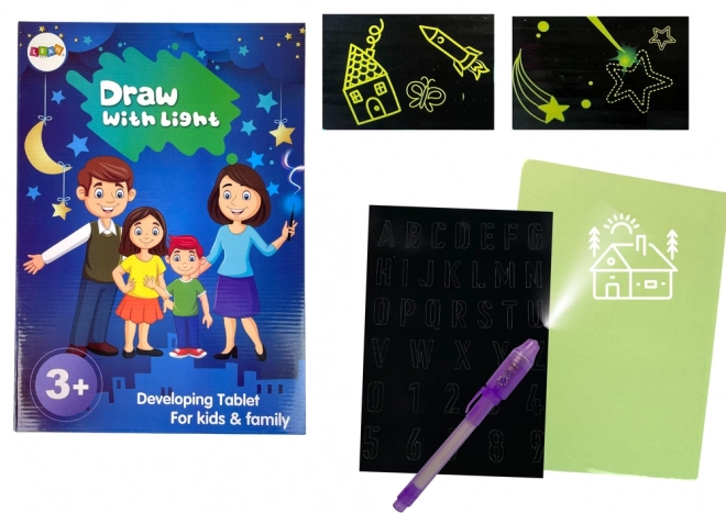 Tablette de dessin Magique Lumière Graphiques Lettres