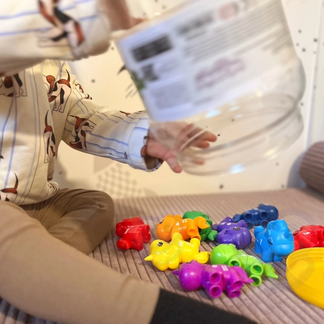 Ensemble Montessori pour l'apprentissage des chiffres et des couleurs Licornes