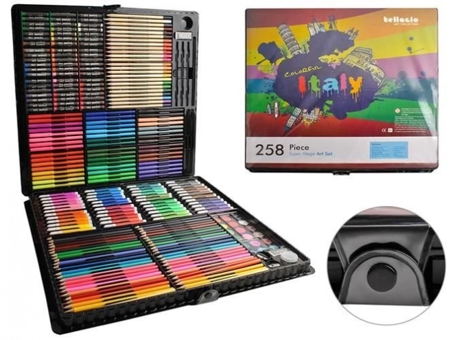 Ensemble géant de peinture et de dessin en mallette