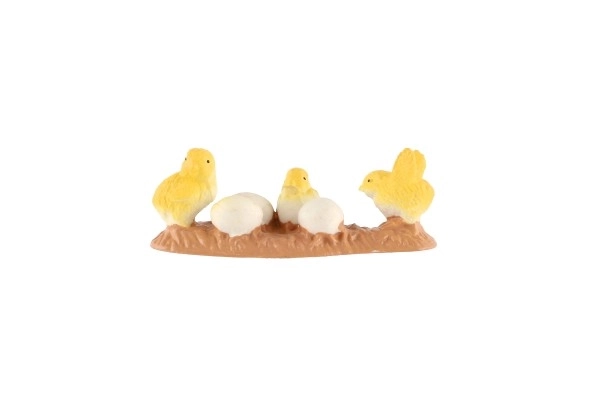 Poussins de poules en plastique 5cm dans un sac