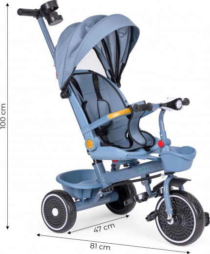 Roues EVA résistantes et guidage parental