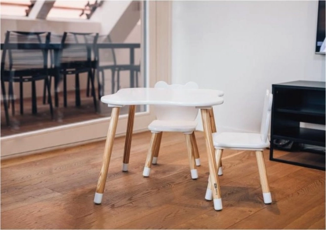 FreeOn Table en bois avec chaises Ours