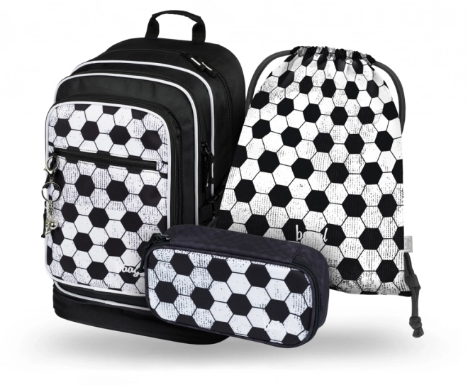 Ensemble scolaire sac à dos, trousse et sac Cubic Goal