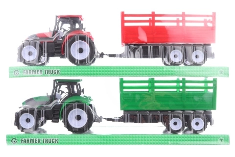 Tracteur avec remorque