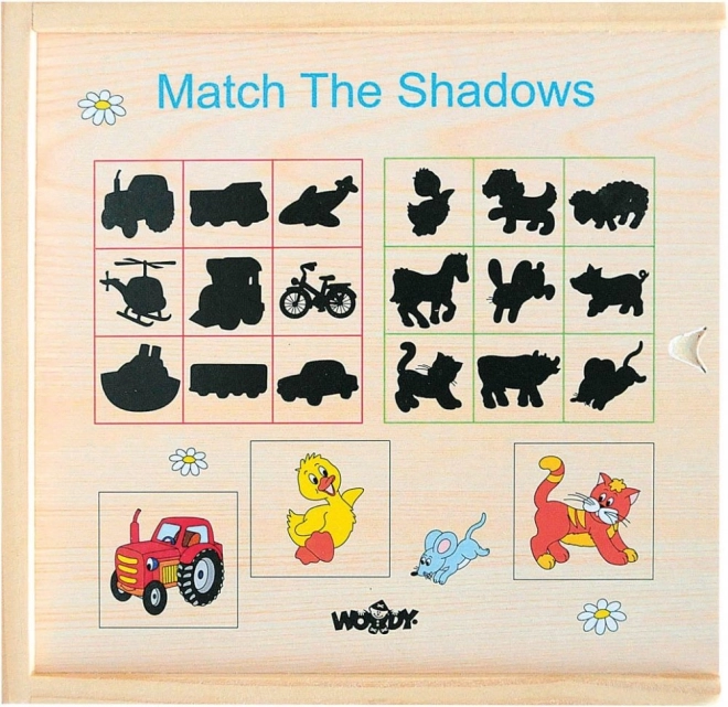 Puzzle trouve l'ombre
