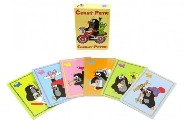 Jeu de société Krtek Černý Petr - cartes dans une boîte 6x9cm