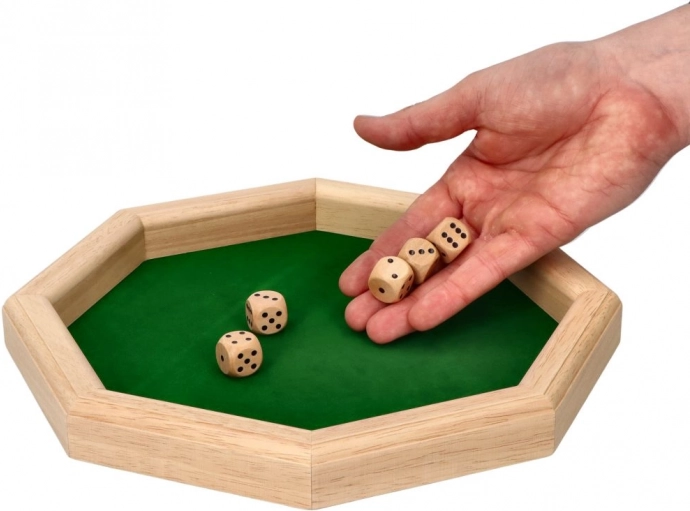 GOKI jeu de société en bois VRHCÁBY avec surface de jeu en suédine