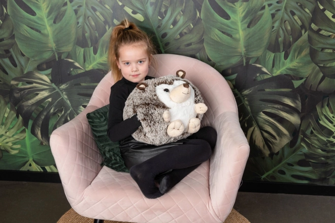 Coussin chauffant en peluche hérisson 3 en 1