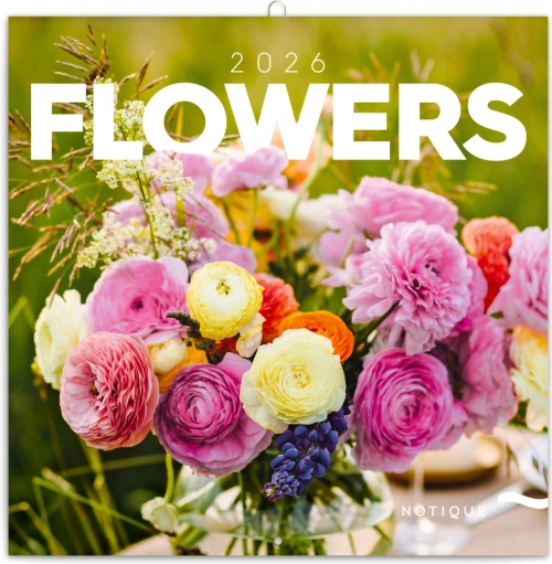 Calendrier de notes Fleurs 2026