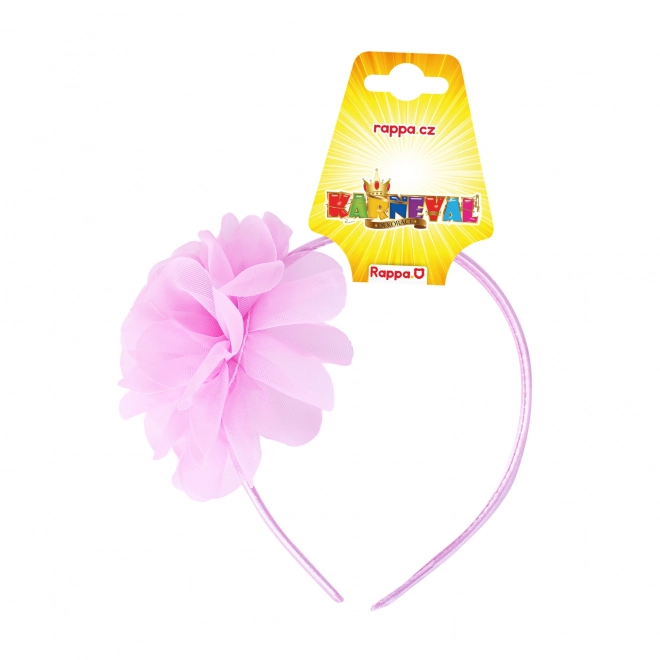 Bandeau fleur rose
