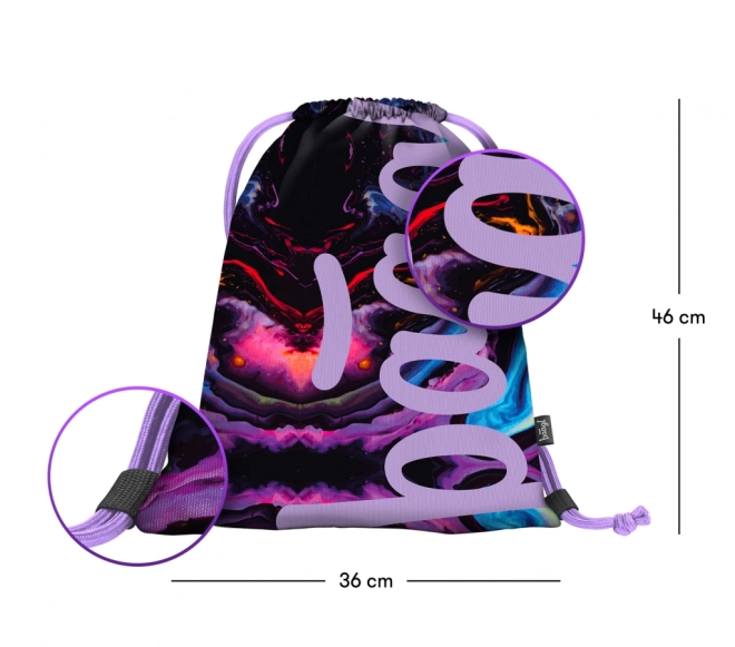 BAAGL 3 SET Core Marble : sac à dos, trousse, sac