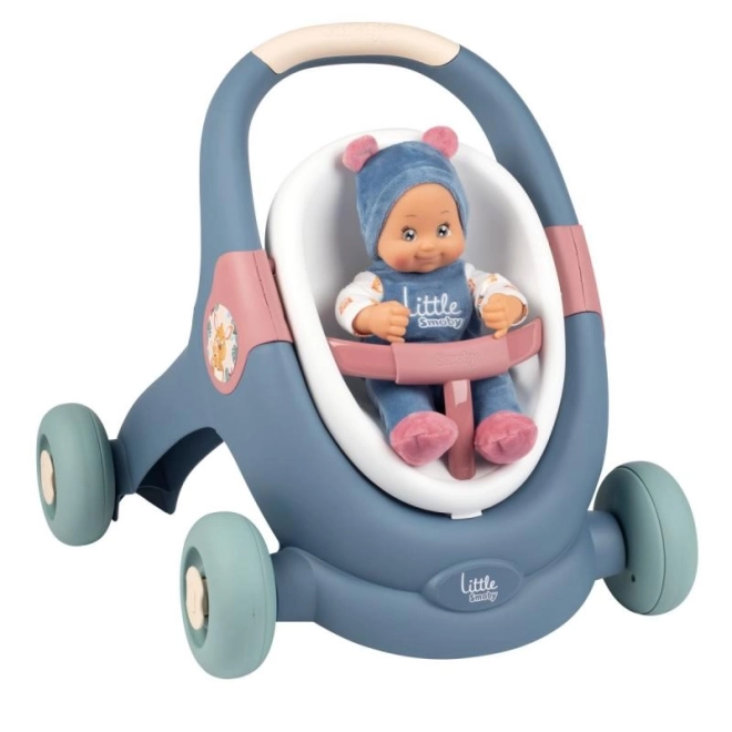 Smoby trotteur 3 en 1 avec poupée