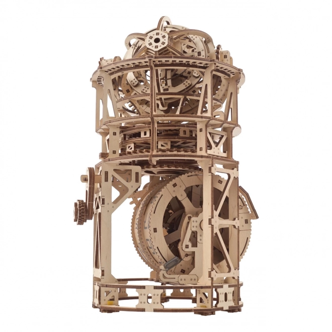 Ugears modèle mécanique en bois mécanisme d'horloge avec tourbillon