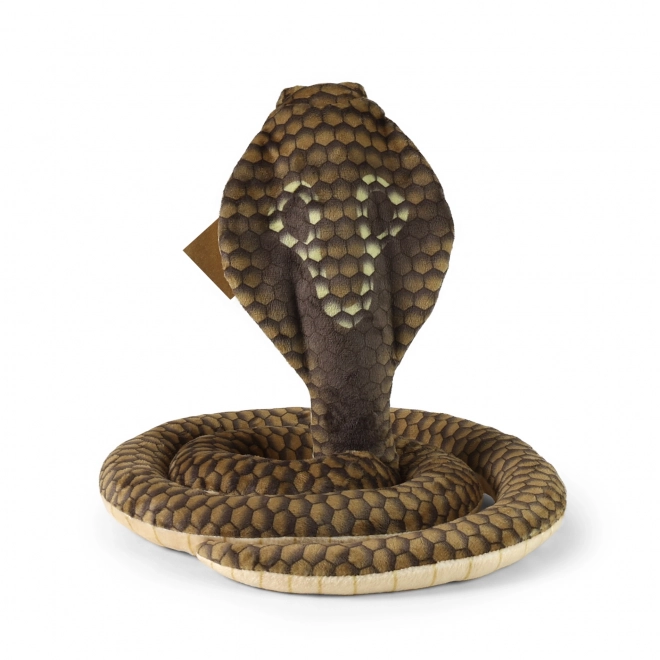 Serpent cobra en peluche écologique