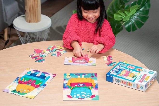 Ravensburger Puzzle Mix & Match: Monstres amusants 3x24 pièces