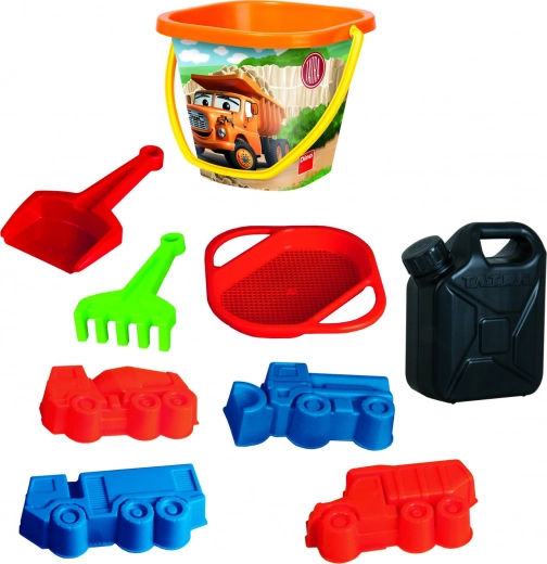 DINO TATRA set de sable en jerrican – 9 pièces