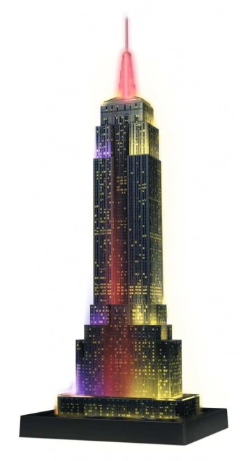 RAVENSBURGER Puzzle 3D Lumineux Édition Nocturne Empire State Building 216 pièces