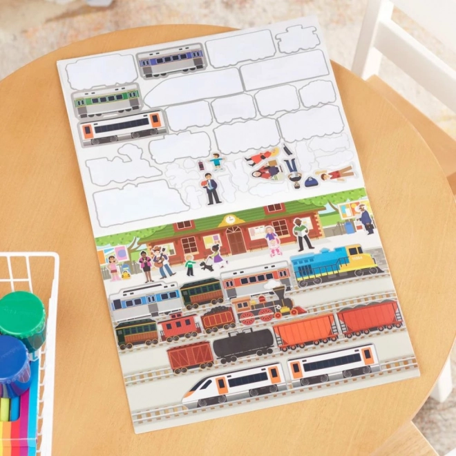 Melissa & Doug - autocollants réutilisables Véhicules