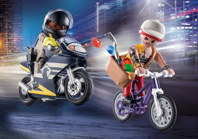 Figurines d'Action City 71255 Starter Pack Unité Spéciale avec Voleur de Bijoux